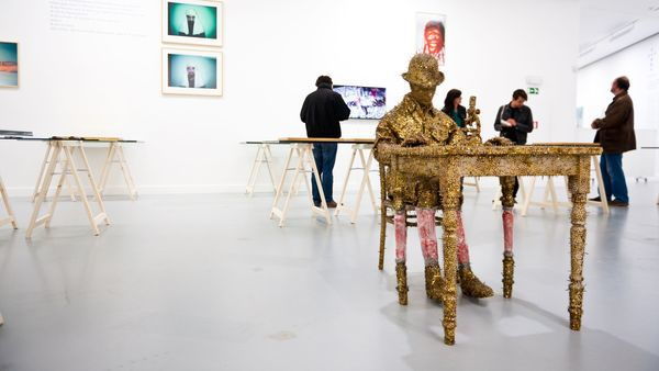 Een kunstwerk van Jan Fabre.