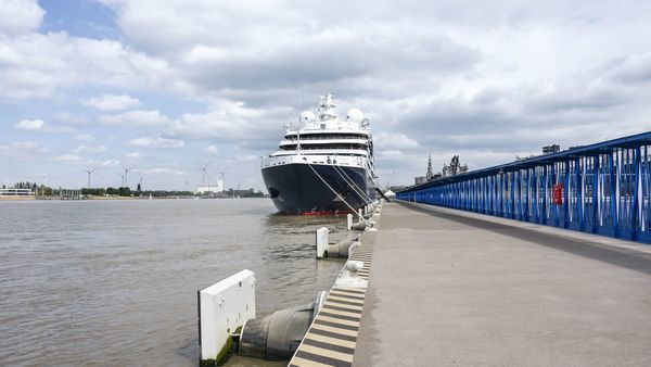 The cruise terminal at the Steen