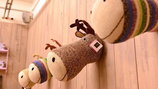 Pluchen hoofden bij Moose in the City