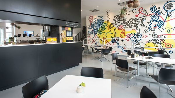 M HKAFE, vista del interior