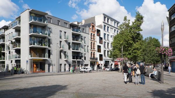Der Falconplein liegt auf der Grenze zwischen dem Schipperskwartier und dem Eilandje.