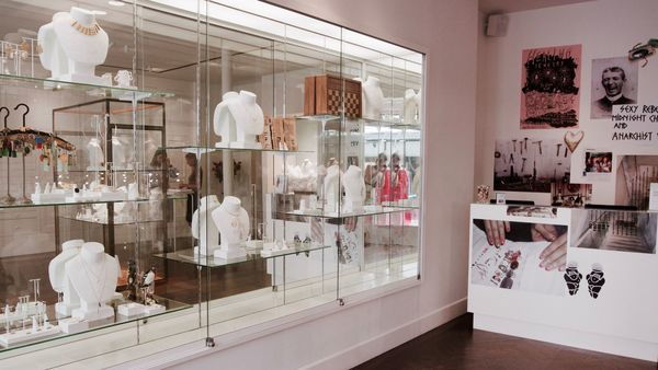 Showroom of jeweler Wouters & Hendrix