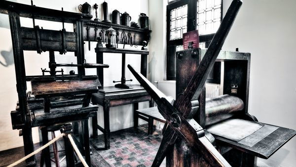 Presses à imprimer au Musée Plantin-Moretus