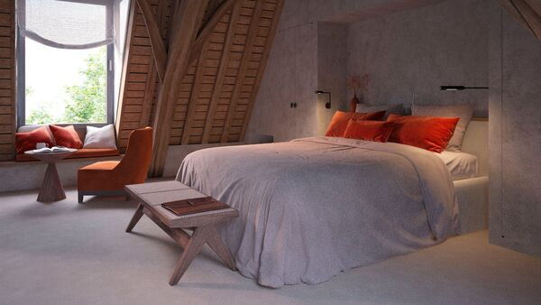 Slaapkamer inThe Botanic Sanctuary